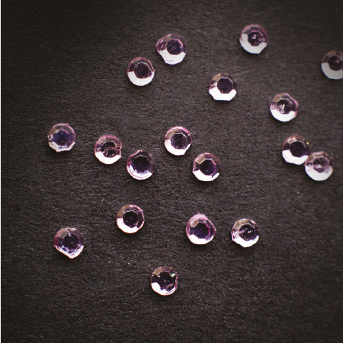 Strass Cristalli sfaccettati. Rosa 1,75mm